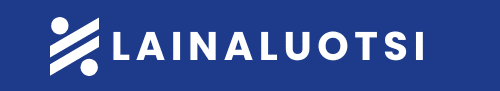 Lainaluotsi.fin logo sinisellä taustalla.