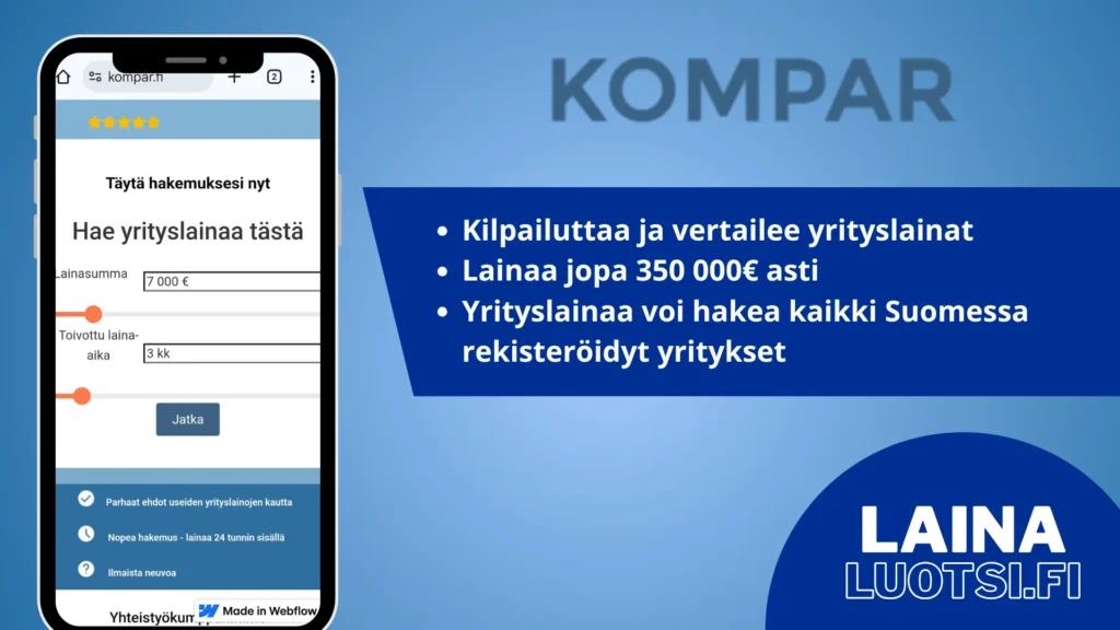 kompar kokemuksia ja arvostelu