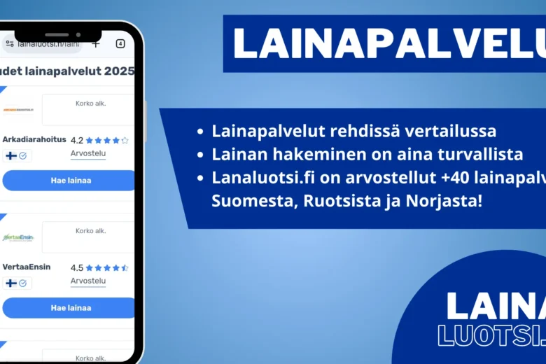 Lainapalvelut vertailussa – Valitse paras lainapalvelu 2026