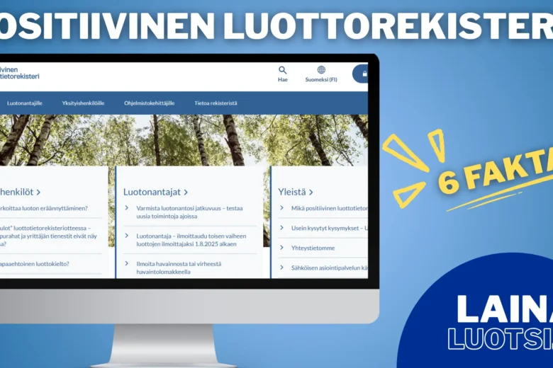 Näin toimii positiivinen luottorekisteri – kuusi faktaa