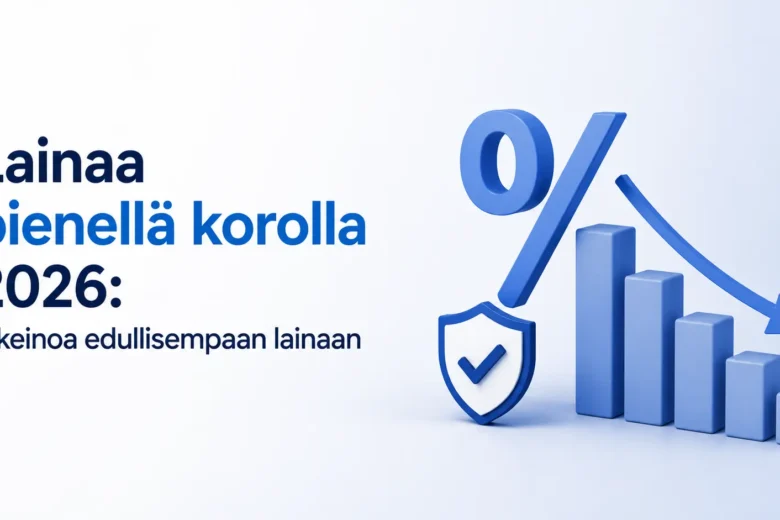 Lainaa pienellä korolla 2026: 5 keinoa edullisempaan lainaan